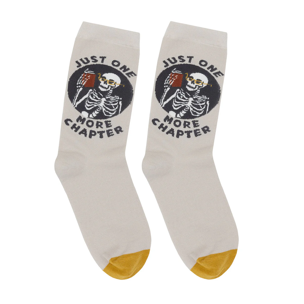 Chapter Socks JUST ONE MORE CHAPTER SOCKS – Funky Dunky Store