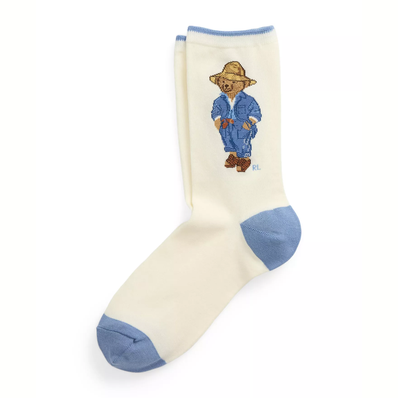 RL POLO BEAR RANCH HAND SOCKS