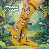 AWESOME OPOSSUM KNEE HIGH SOCKS