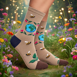 PLANETARY POLLINATORS CREW SOCKS