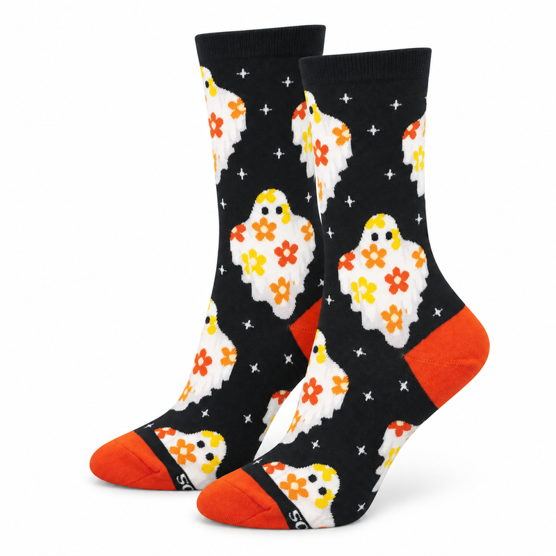 FLOWER GHOSTS CREW SOCKS