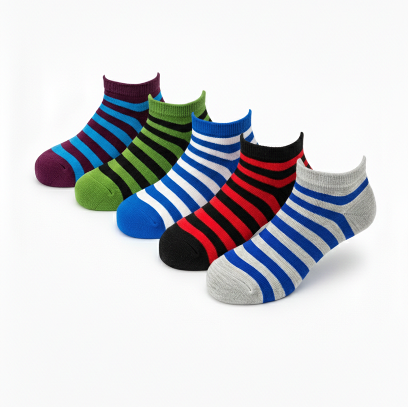 PACK OF 5 - ELECTRIC LOW-RIDERS SOCKS
