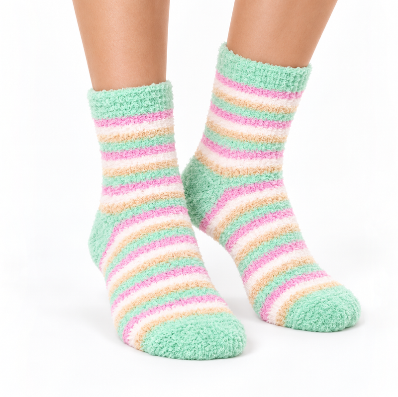 MINT BLOSSOM COZY WARM SOCKS