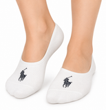 RL POLO NO SHOW SOCKS WHITE