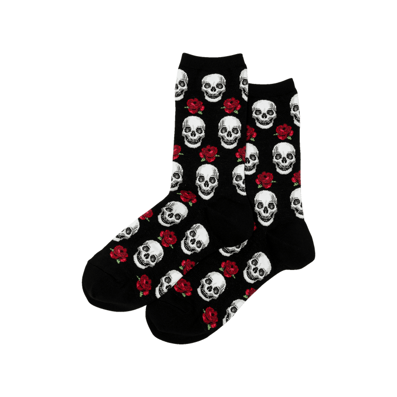 ROSE SKULL SOCKS