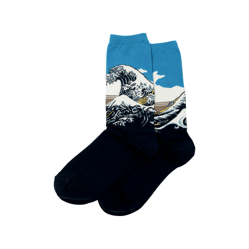 GREAT WAVE ART SOCKS