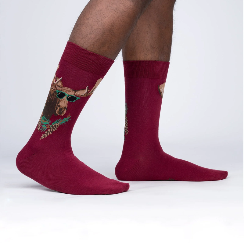 Easily A'Moose'd Crew Socks