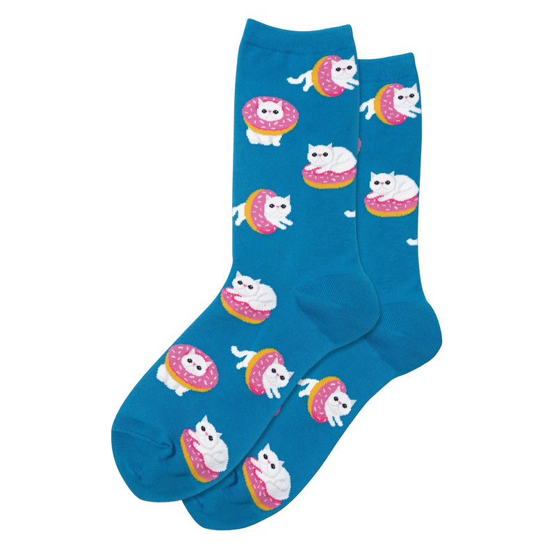 DONUT CAT CREW SOCKS