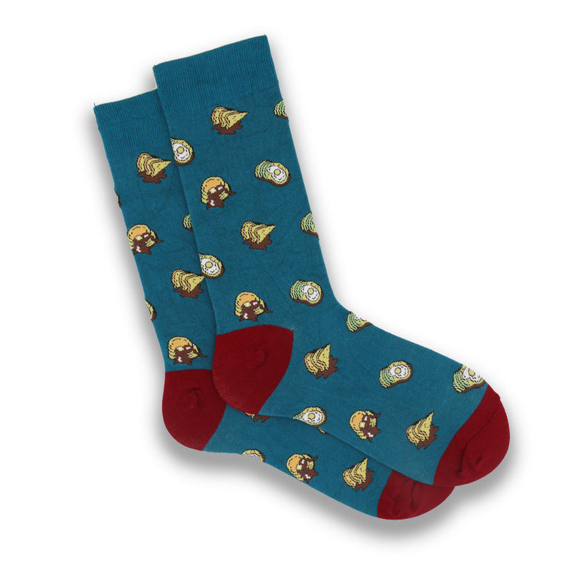 Pancakes and breakfast socks