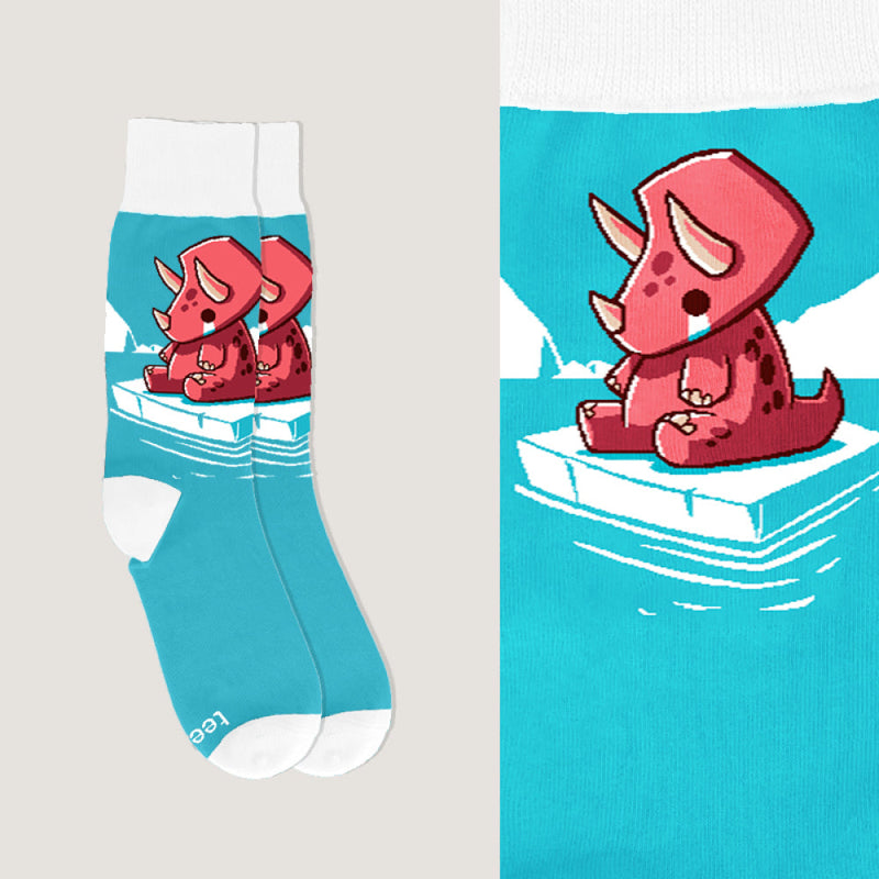 CRY dinosaur SOCKS