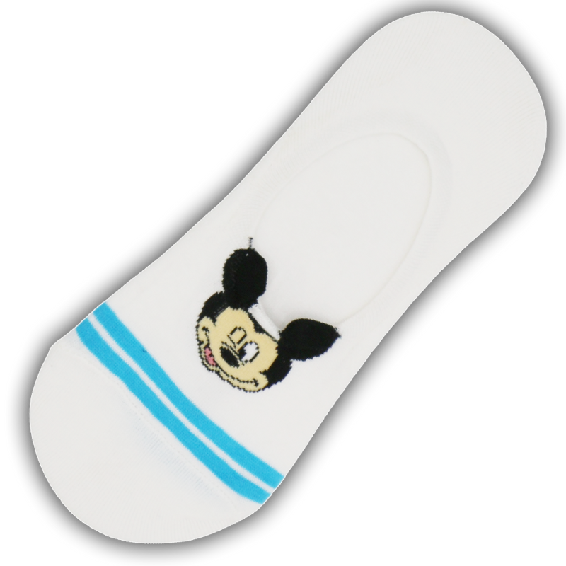 MICKEY MOUSE DISNEY NO SHOW SOCKS BLUE