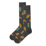 BEER AND PIZZA CREW SOCK