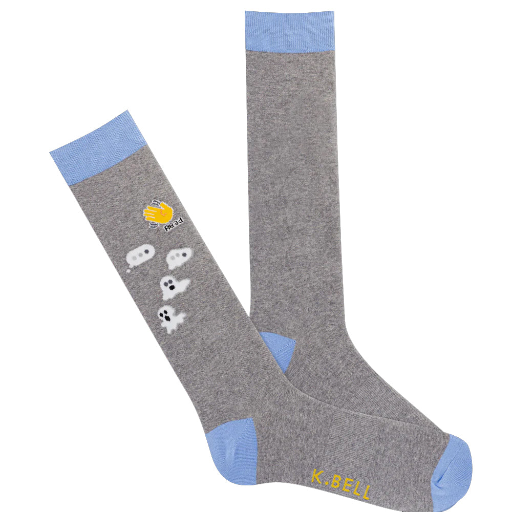 GHOSTED TEXT CREW SOCK