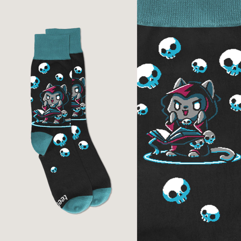 NECROMANCER KITTY SOCKS