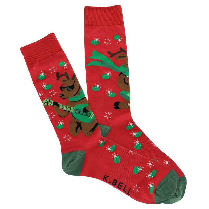 ROCKIN REINDEER CREW SOCKS