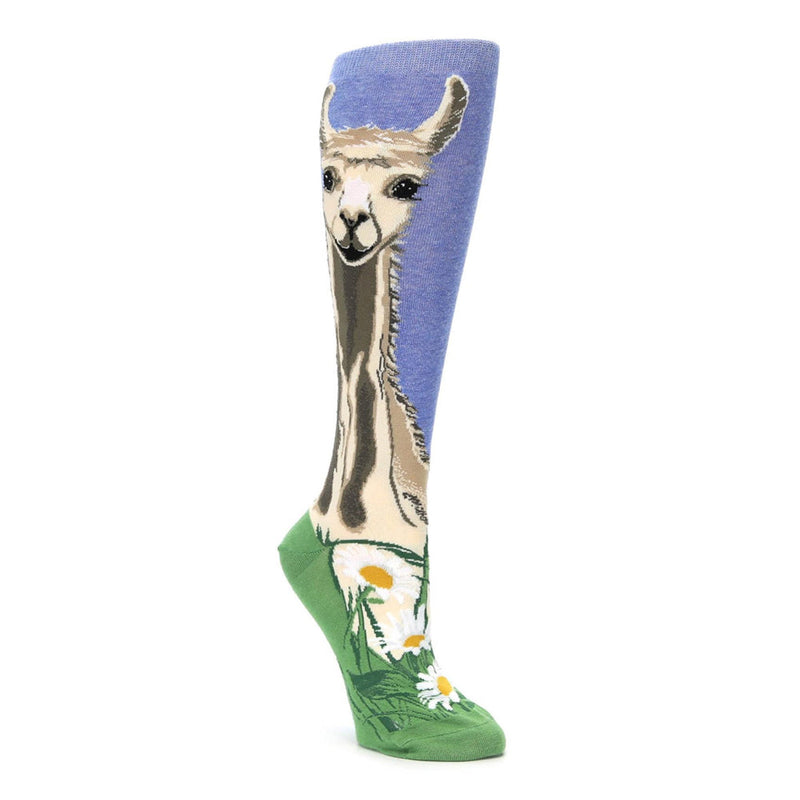 LOVELY LLAMA KNEE HIGH SOCKS