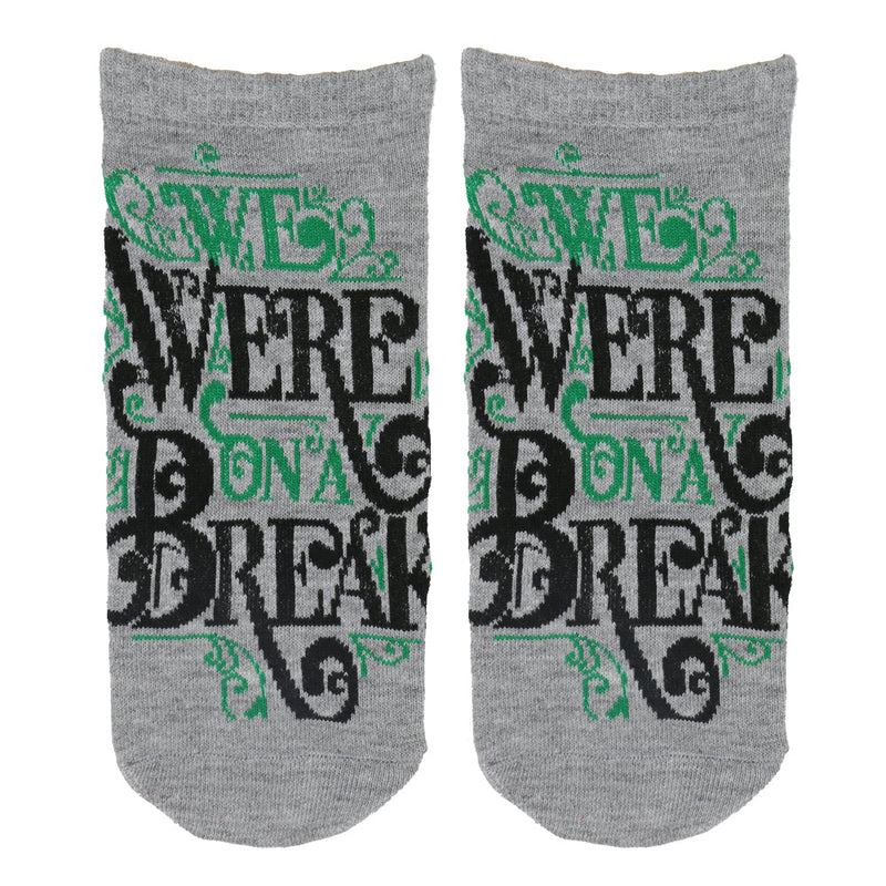 F.R.I.E.N.D.S "WE WERE ON A BREAK" GREY ANKLE SOCKS