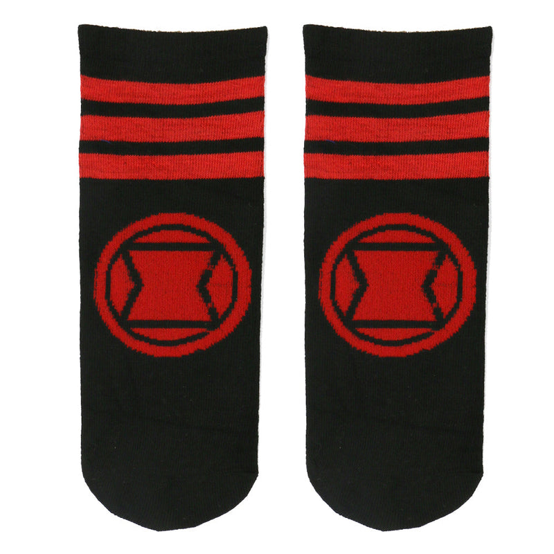 BLACK WIDOW LOGO ANKLE SOCKS
