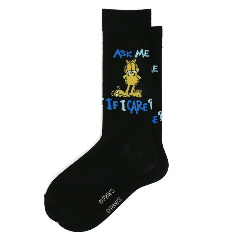GARFIELD "ASK ME IF I CARE" SOCKS