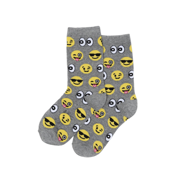 KID'S EMOJI CREW SOCKS - 4-10