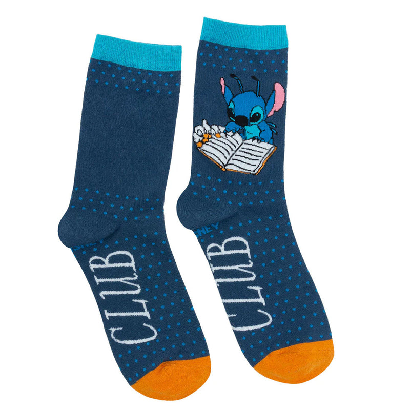 DISNEY STITCH BOOK CLUB SOCKS
