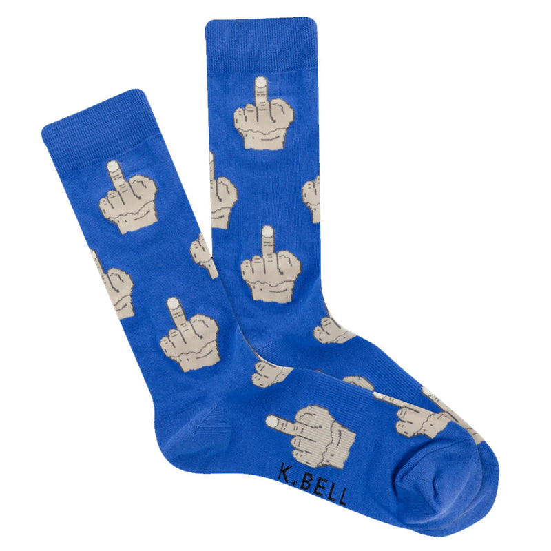 MIDDLE FINGER CREW SOCKS