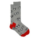 RED GLASSES SOCKS