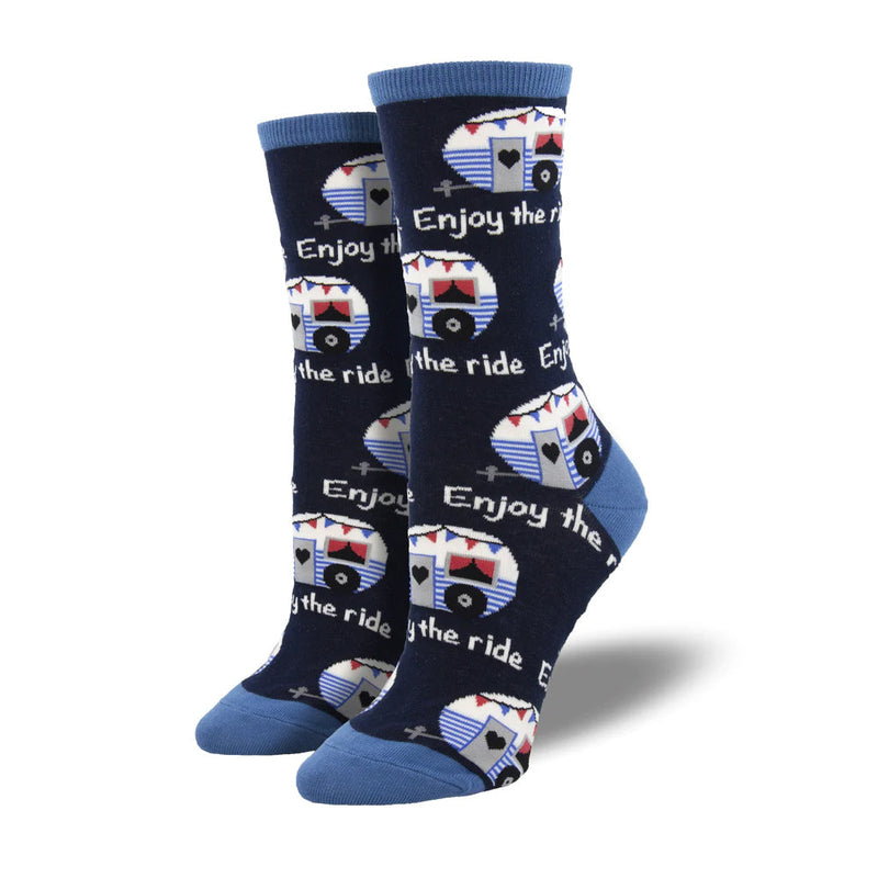 ENJOY THE RIDE SOCKS - BLUE