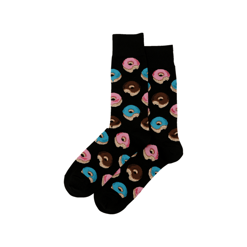 DONUTS BLACK SOCKS