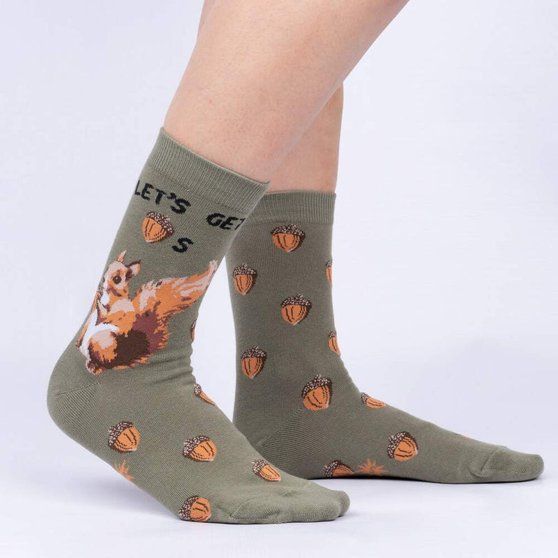 LET'S GET NUTS CREW SOCKS