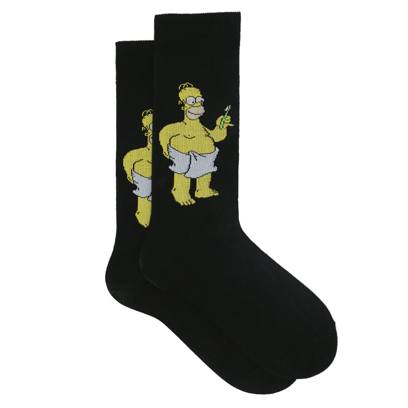 HOMER SIMPSON BRUSHING SOCKS