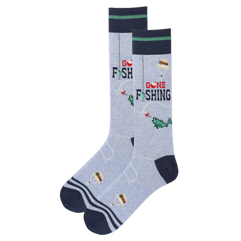 GONE FISHING CREW SOCKS