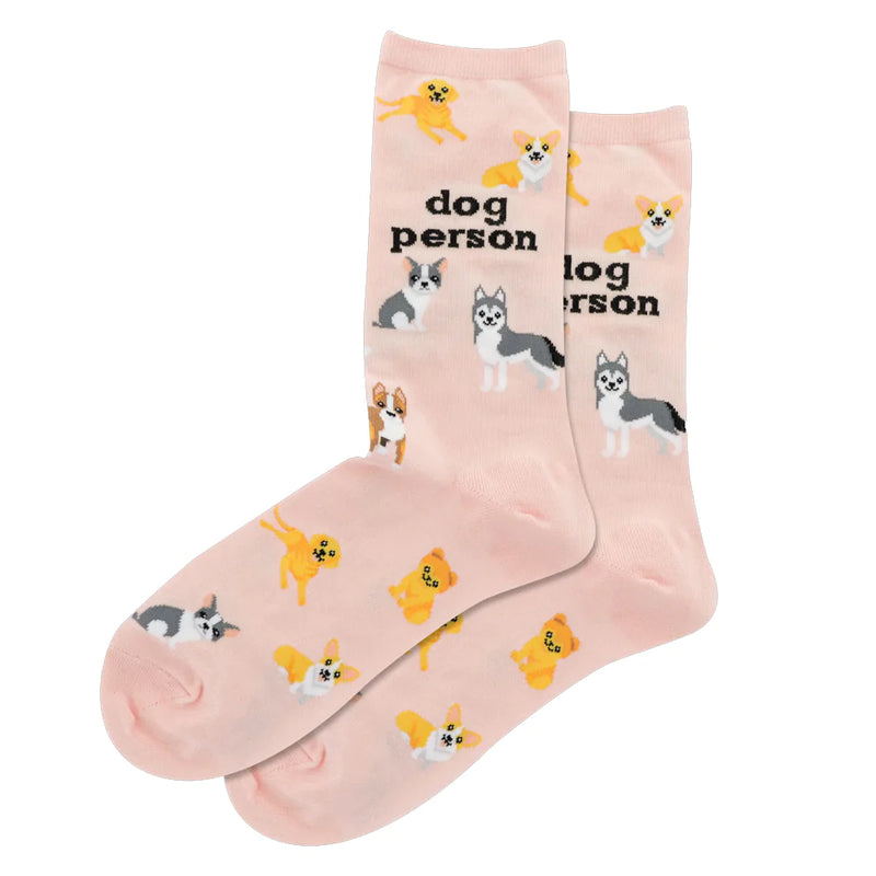 DOG PERSON CREW SOCKS