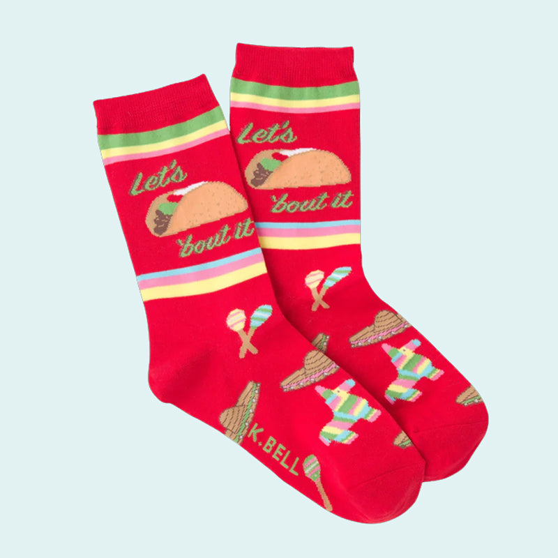 LET'S TACO BOUT IT SOCKS
