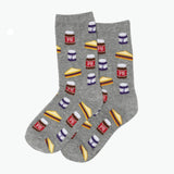  PEANUT BUTTER AND JELLY CREW SOCKS