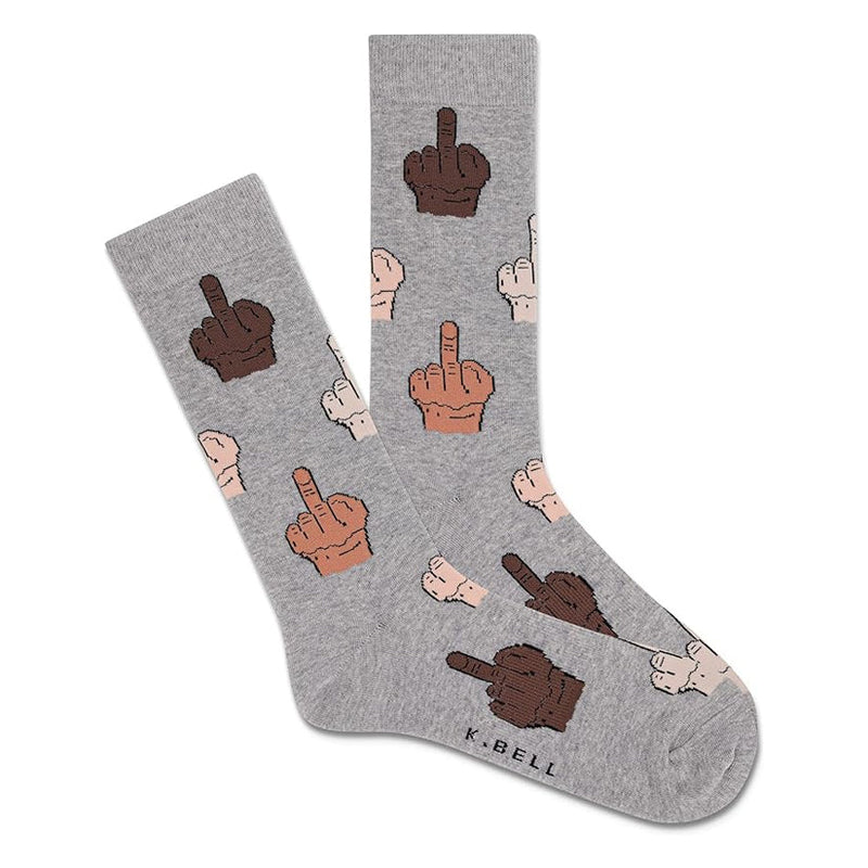 MIDDLE FINGER CREW SOCKS