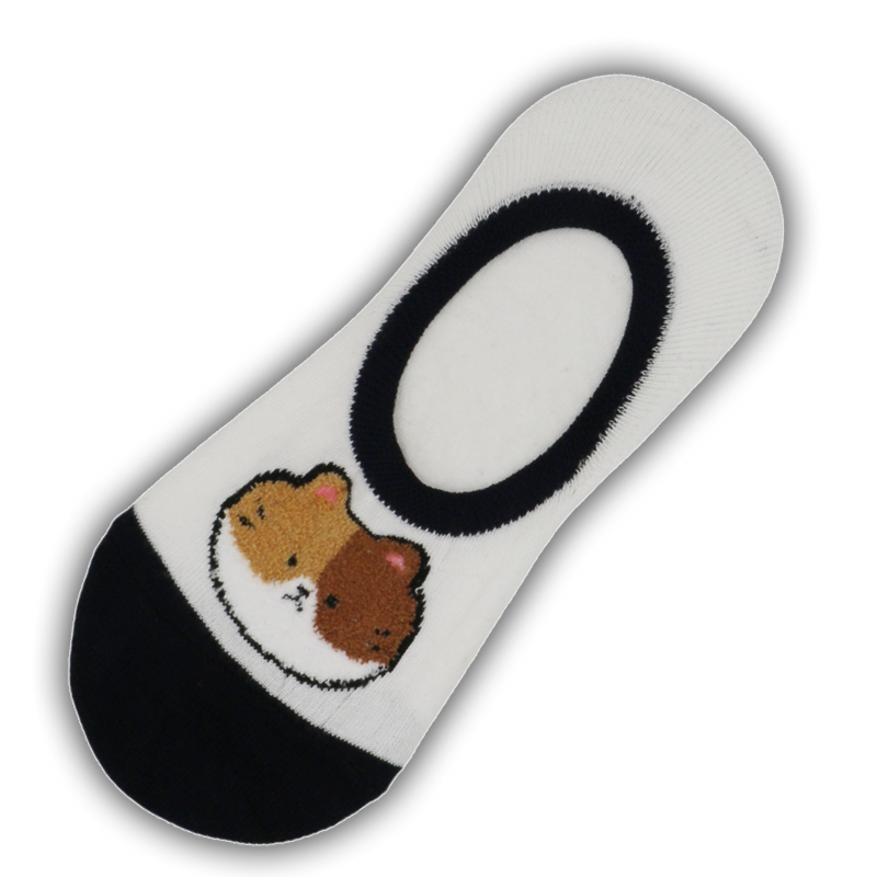 ANGRY CAT NO SHOW SOCKS BLUE