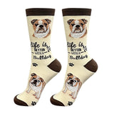 LIFE IS BETTER WITH A BULLDOG SOCKS