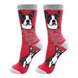 LIFE IS BETTER WITH A BOSTON TERRIER SOCKS