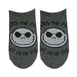 JACK SKELLINGTON "CHEERS TO FEAR SCARE IS IN THE AIR" ANKLE SOCKS