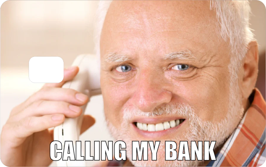 CALLING MY BANK