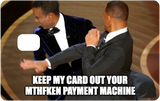 KEEP MY CARD OUT