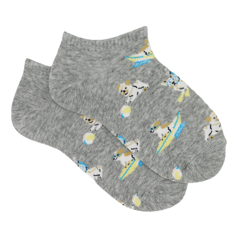 SURFING DOG ANKLE SOCKS