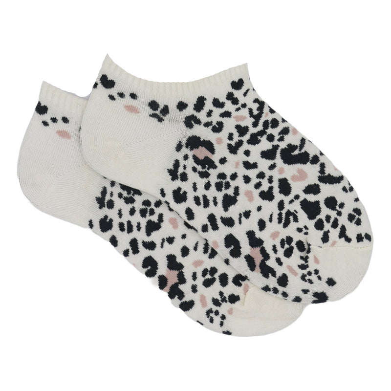 CHEETAH PRINT ANKLE SOCKS