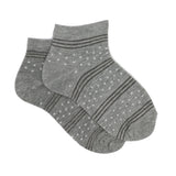 LINES AND DOTS ANKLE SOCKS