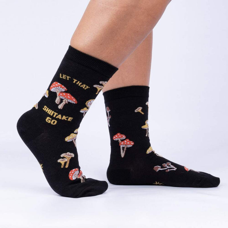 LET THAT SHIITAKE GO  SOCKS