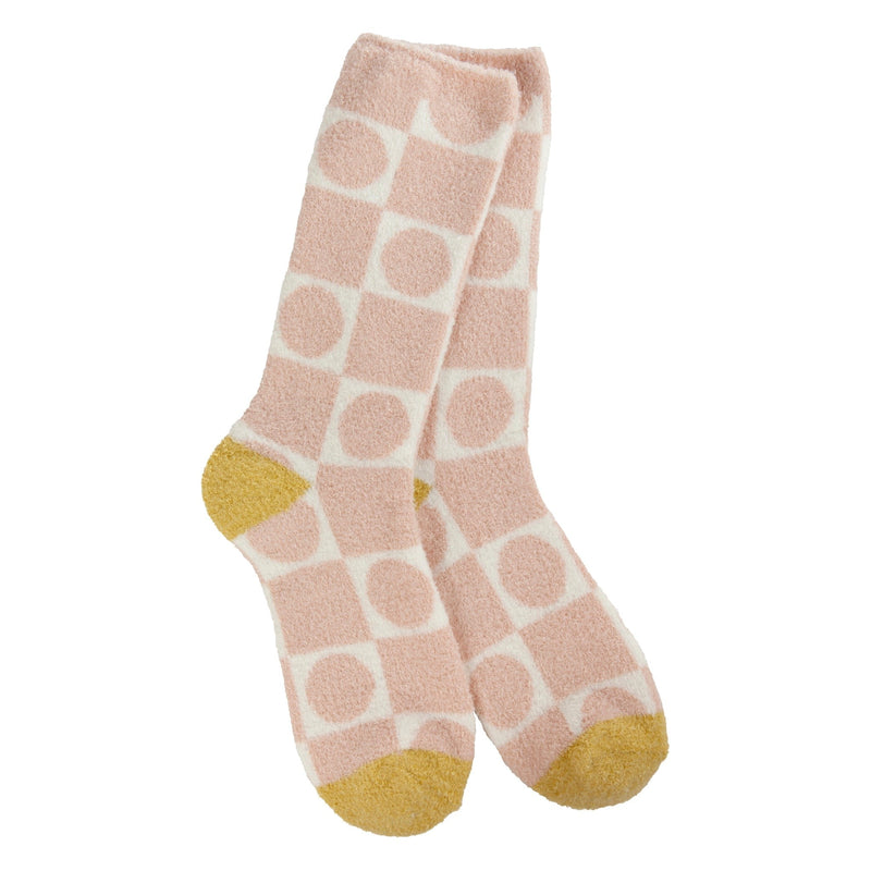 GEOMETRIC ROSE WARM SOCKS