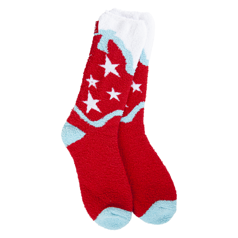 STARS FUZZY WARM SOCKS