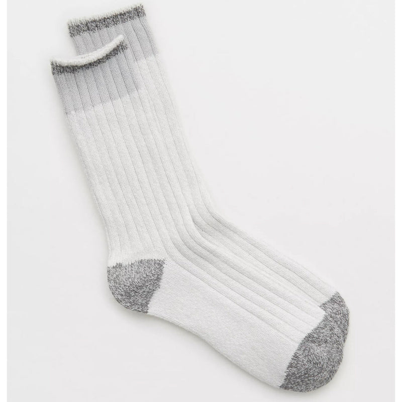 LIGHT FADED GREY WARM SOCKS