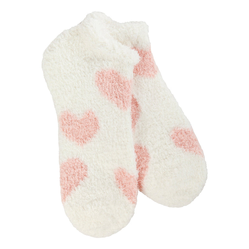 ROSE HEART ANKLE WARM COZY SOCKS